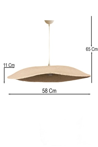 Hanglamp - Crèmekleurig - 40 W