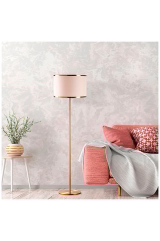 Staanlamp Way - Goudkleurig en Ecru - 40 W