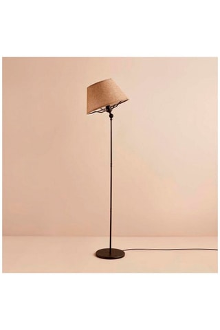 Staanlamp - Beige en Zwart - 60 W