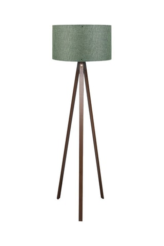 Staanlamp - Groen en Bruin - 60 W