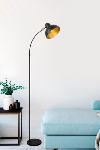 Staanlamp Varzan - Zwart - 15 W