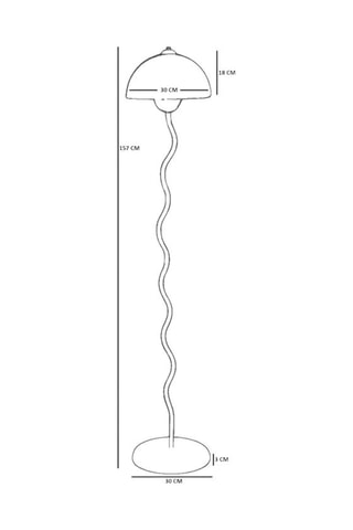 Staanlamp - Lichtgroen - 40 W