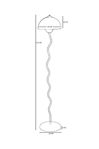 Staanlamp - Oranje - 40 W
