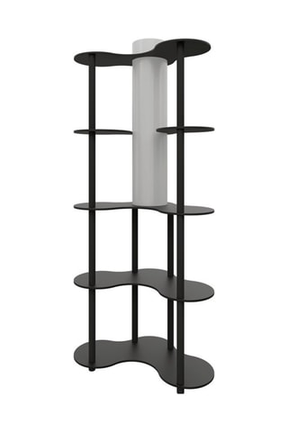 Staanlamp - Ivoorkleurig en Zwart - 40 W