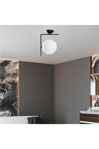 Plafondlamp Luminar - Zwart - 10 W