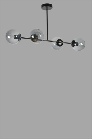 Hanglamp Yeni Favori 4 - Zwart - 4 x 60 W