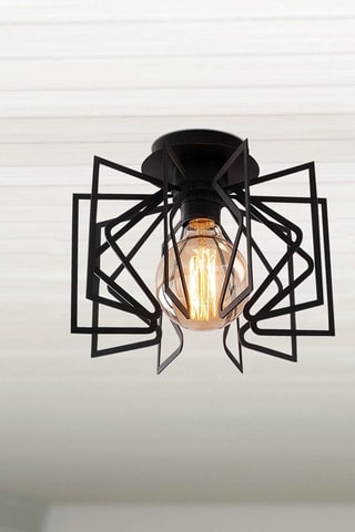 Plafondlamp Nemrut - Zwart - 40 W