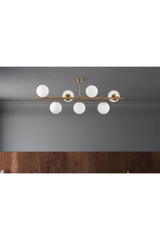 Plafondlamp Fazli - Goudkleurig - 7 x 40 W