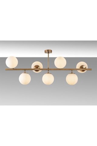 Plafondlamp Fazli - Goudkleurig - 7 x 40 W