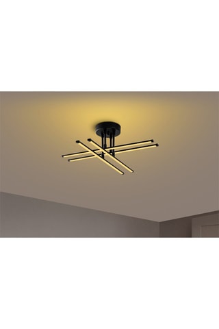 Ledplafondlamp Exhaust Zwart