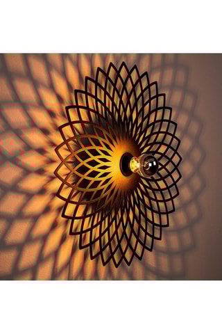 Wandlamp Fellini Zwart