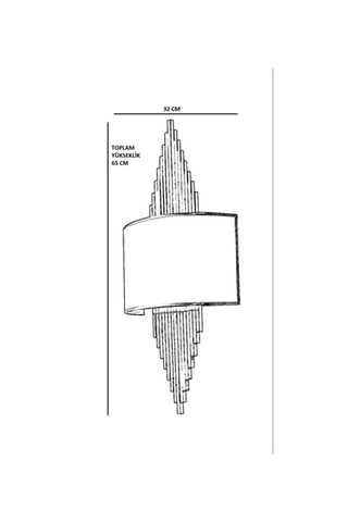 Wandlamp - Goudkleurig - 40 W