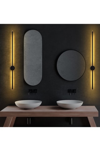 Led Wandlamp Sword - Zwart - 13 W