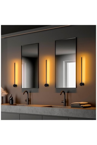 Ledwandlamp Sword - Zwart - 8 W