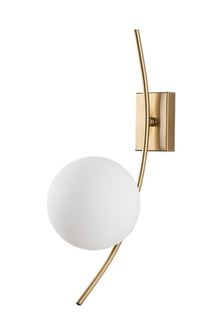 Wandlamp Hilal - Goudkleurig en Wit - 40 W