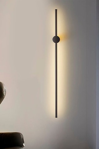 Ledwandlamp - Zwart - 18 W