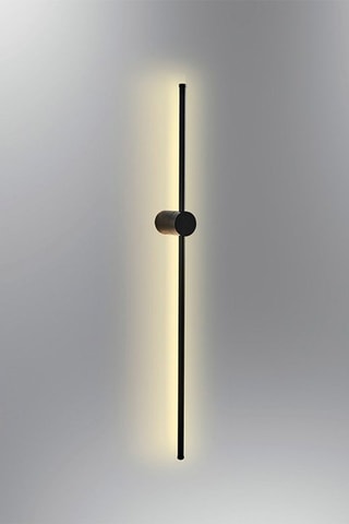 Ledwandlamp - Zwart - 18 W