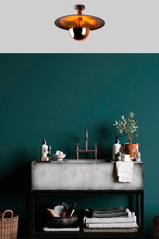 Plafondlamp Kurt - Goudkleurig - 10 W