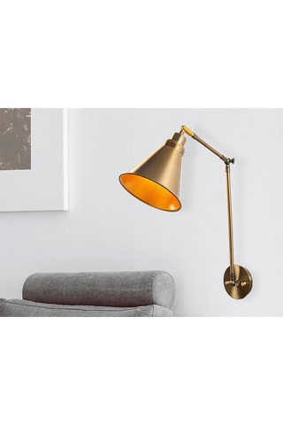 Wandlamp Berceste - N-683 - Goudkleurig - 40 W