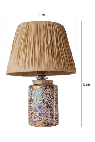 Keramische Tafellamp YL506 - Beige - 60 W