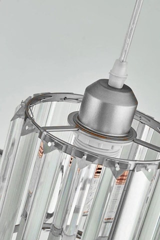 Hanglamp - Zilverkleurig - 3 x 40 W