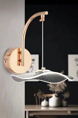 Ledwandlamp - Goudkleurig - 6 W