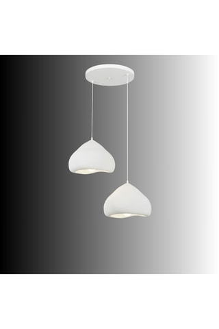 Hanglamp - Wit - 2 x 40 W