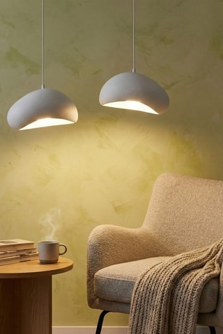 Hanglamp - Wit - 2 x 40 W