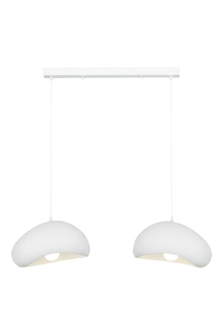 Hanglamp - Wit - 2 x 40 W