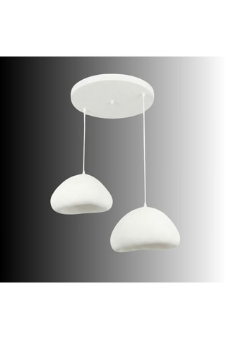 Hanglamp - Wit - 2 x 40 W