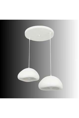 Hanglamp - Wit - 2 x 40 W