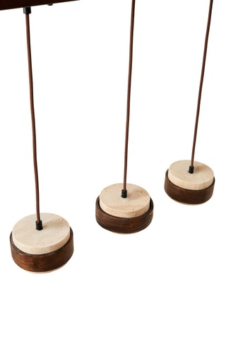 Hanglamp - Beige - 3 x 40 W