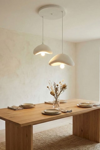 Hanglamp - Wit - 2 x 40 W