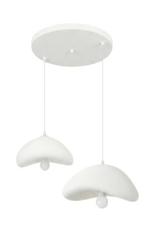 Hanglamp - Wit - 2 x 40 W