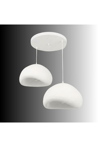 Hanglamp - Wit - 2 x 40 W