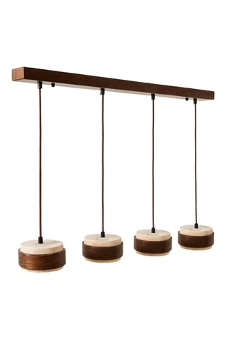 Hanglamp - Beige - 4 x 40 W