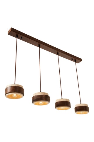 Hanglamp - Beige - 4 x 40 W