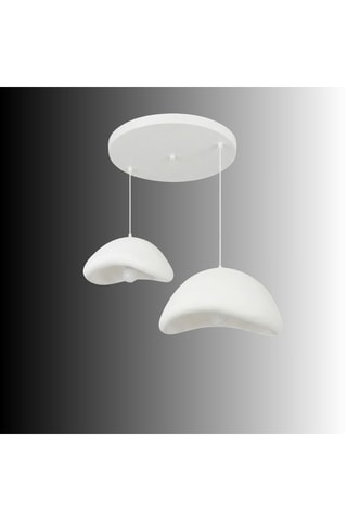 Hanglamp - Wit - 2 x 40 W