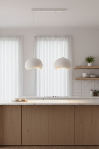 Hanglamp - Wit - 2 x 40 W