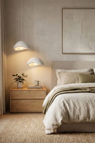 Hanglamp - Wit - 2 x 40 W