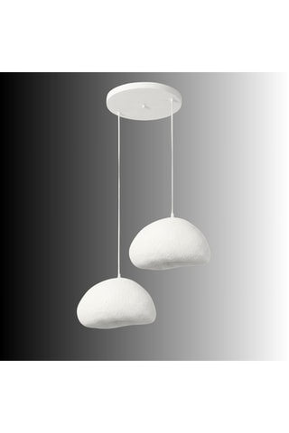 Hanglamp - Wit - 2 x 40 W