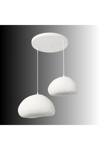 Hanglamp - Wit - 2 x 40 W