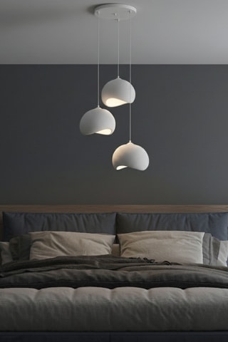 Hanglamp - Wit - 3 x 40 W