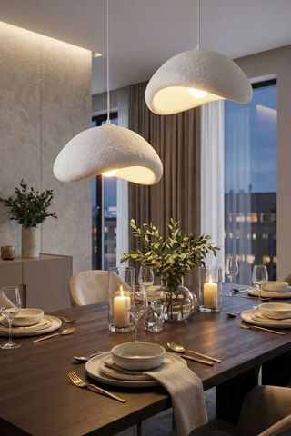 Hanglamp - Wit - 2 x 40 W