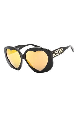 Zonnebril Dames - Bruin Spiegelende Glazen - Categorie 3 - Moschino