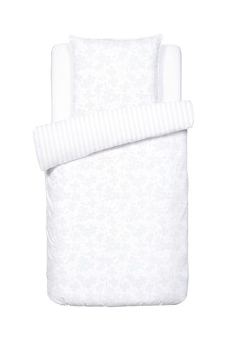 Juego de nórdico de satén de algodón 120 hilos/cm² Cresson de fontaine - Blanco