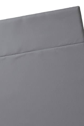 Sábana encimera de satén de algodón 80 hilos/cm² Uni - Gris claro