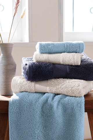 Toalla de baño 570 g/m² - Azul marino - 100 x 150 cm