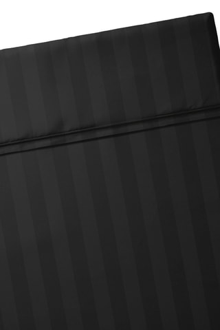 Sábana encimera de satén de algodón - 80 hilos/cm² - Negro