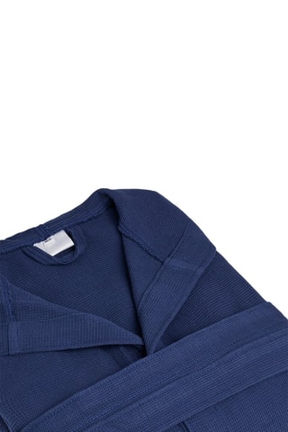 Albornoz Nid d'abeille - Azul oscuro